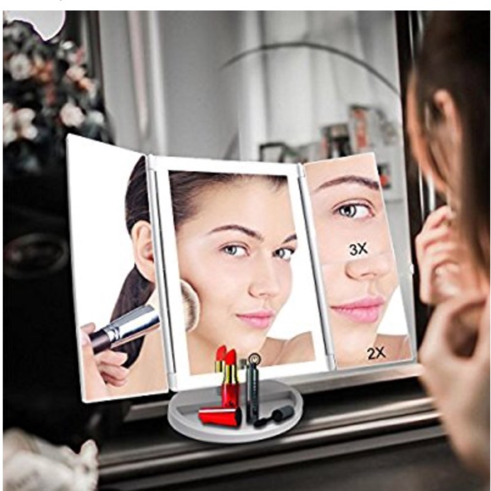 LED makeup mirror :)